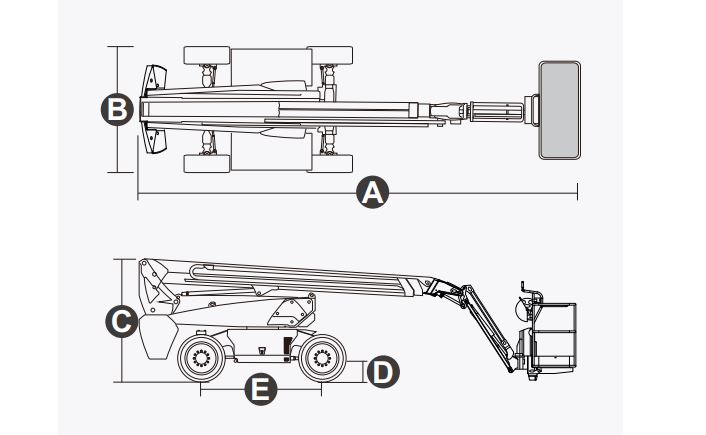 Xe nâng người Boomlift hiệu Dingli, Model BT18CERT, D Series