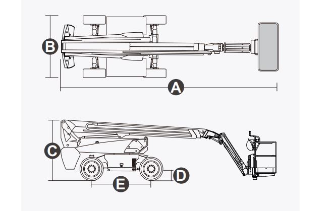 Xe nâng người Boomlift hiệu Dingli, Model BT20CERT, D Series