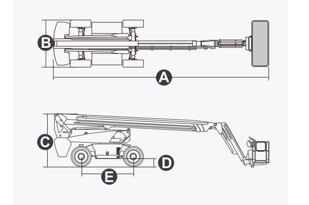 Xe nâng người Boomlift hiệu Dingli, Model BT24ERT, M Series