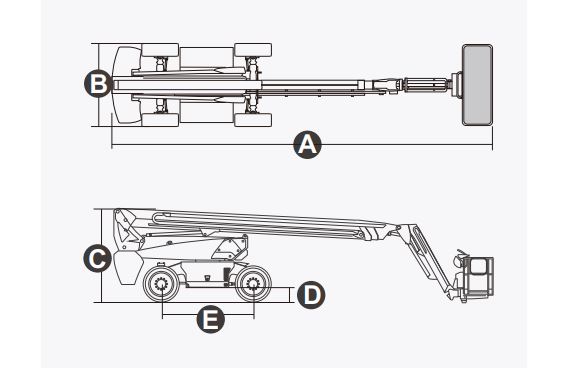 Xe nâng người Boomlift hiệu Dingli, Model BT28ERT, M Series