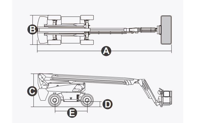 Xe nâng người Boomlift hiệu Dingli, Model BT28HRT, M Series