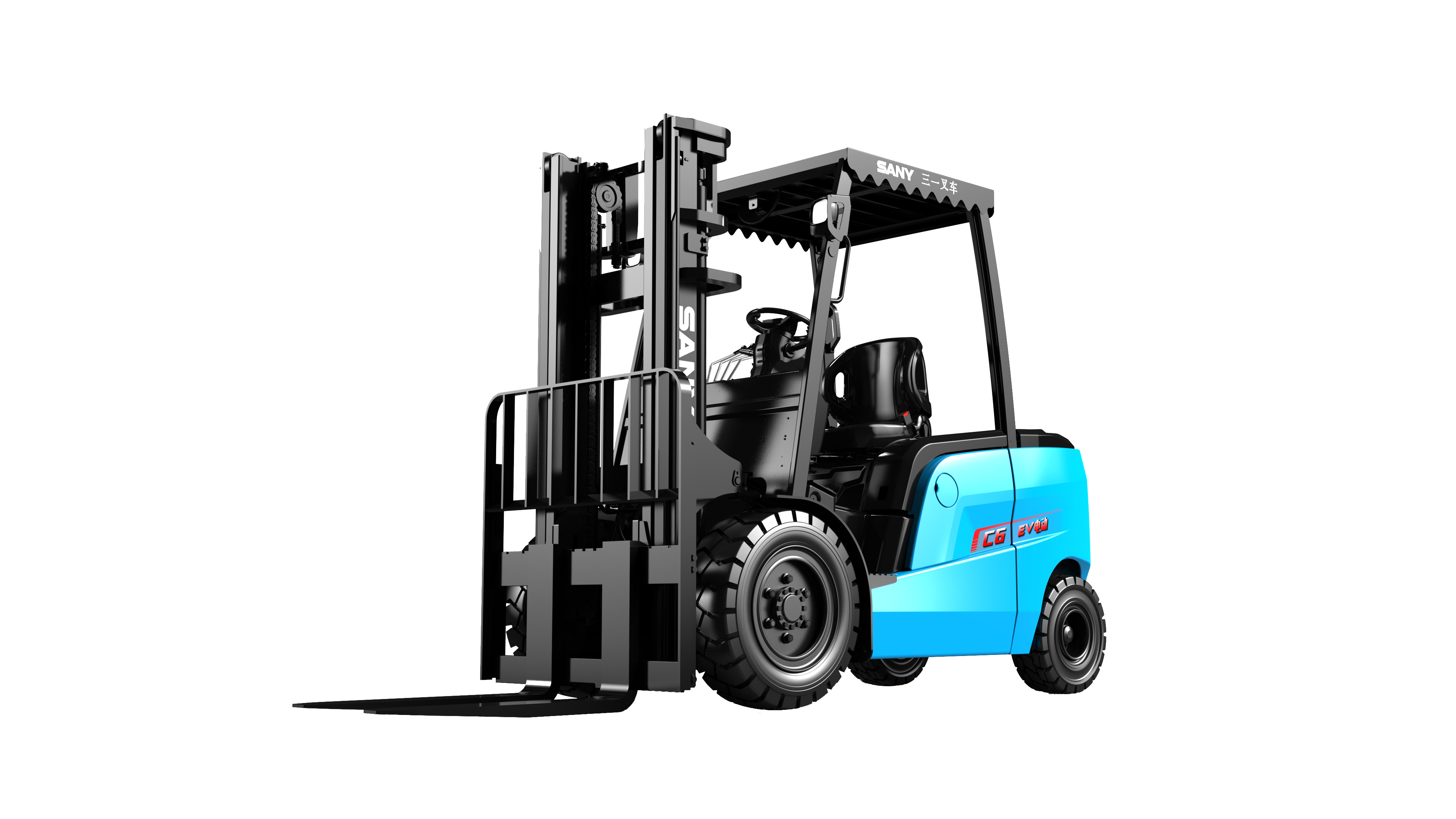 Xe nâng điện SANY SCP30C6 3 tấn thuộc nền tảng điện áp cao