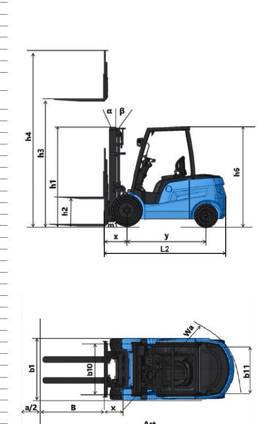 Sơ đồ kích thước SANY SCP40F7