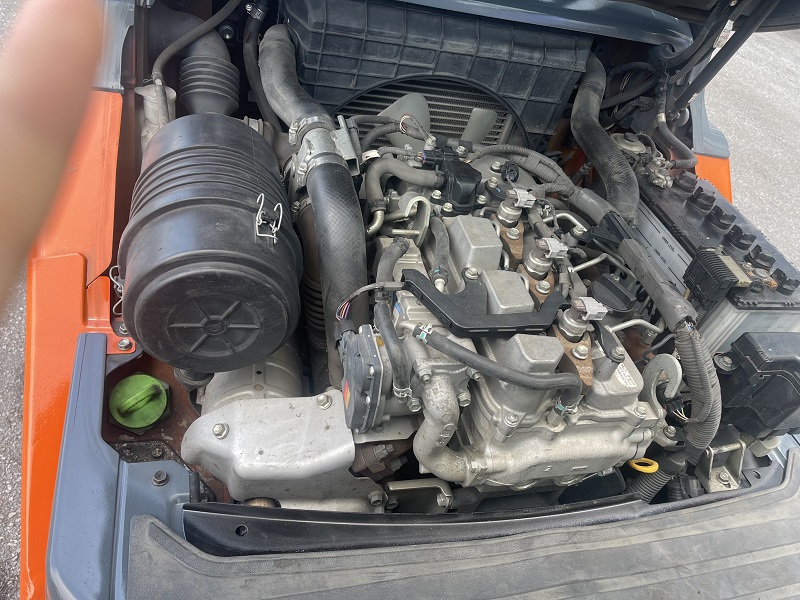 Động cơ xe nâng dầu cũ 3.0 tấn,Toyota 02-8FD30 nâng cao 3m 2019.