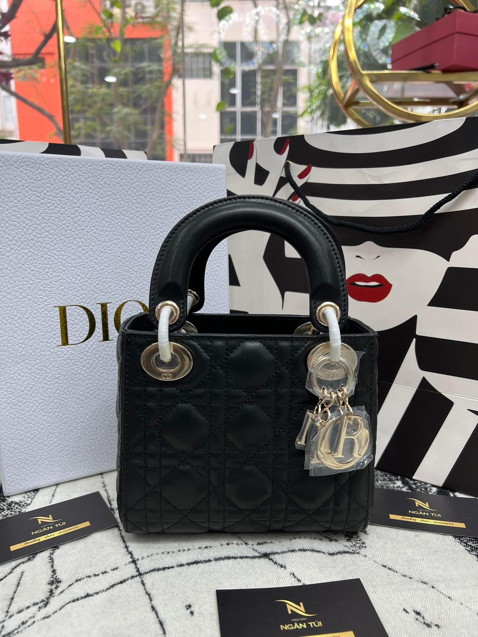 Túi Dior Mini Da Cá Sấu Hồng Sen TDA8