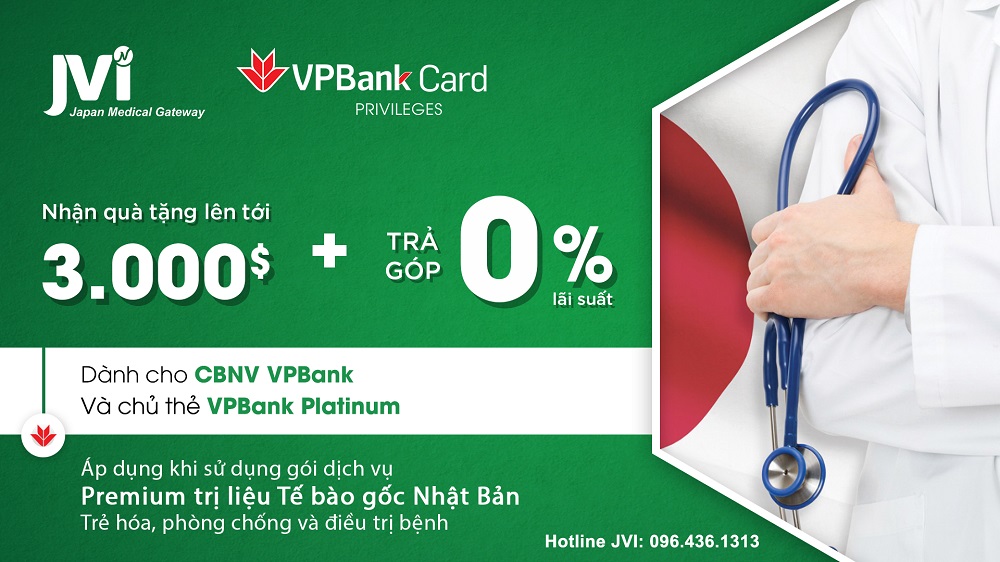 JVI hợp tác cùng VPBank mang tới nhiều lợi ích cho khách hàng khi sử dụng dịch vụ y tế tại Nhật Bản