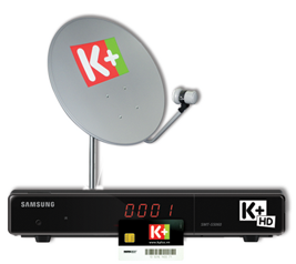 Bộ đầu thu và thiết bị giải mã K+ HD giá rẻ