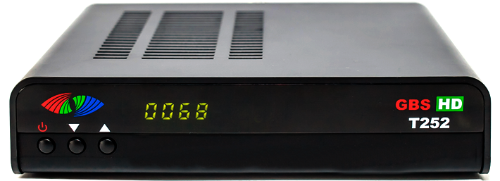 Đầu thu kỹ thuật số DVB T2 GBSHD T252 mặt trước