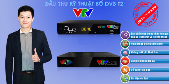 Đầu thu kỹ thuật số DVB T2 VTV hình 1