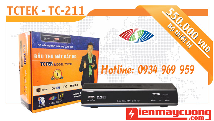 dau thu ky thuat so DVB T2 TC 211 TCTEK giá rẻ 02