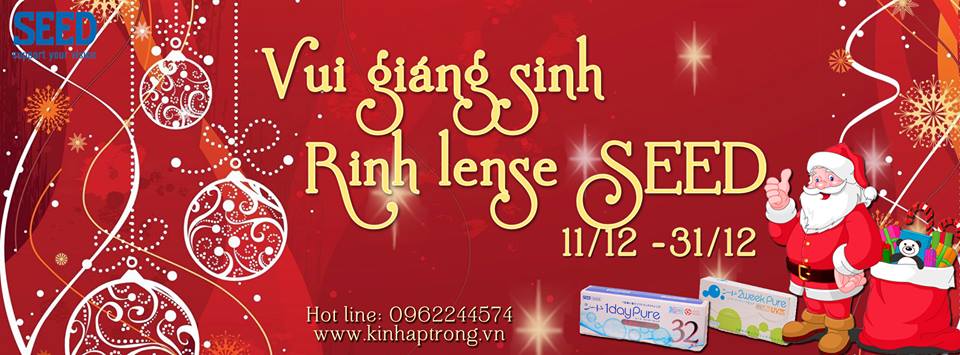 (ONLINE SALE) VUI GIÁNG SINH - RINH LENSE SEED - NHẬN NGÀN QUÀ TẶNG