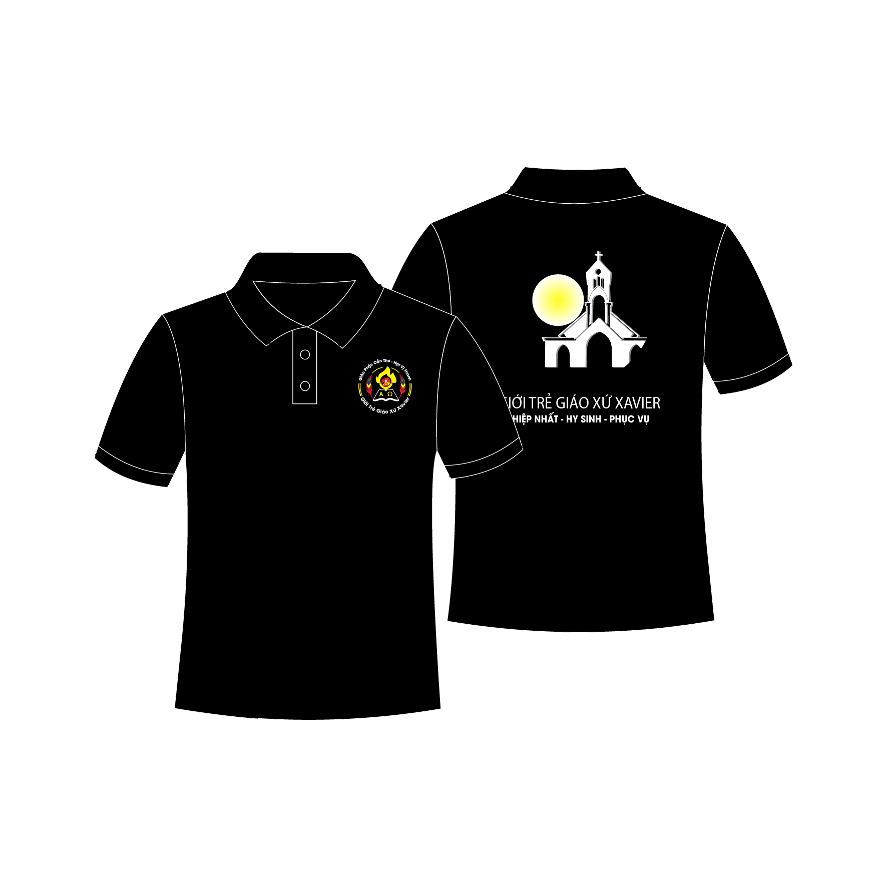 Áo thun đồng phục công giáo Giáo xứ Xavier