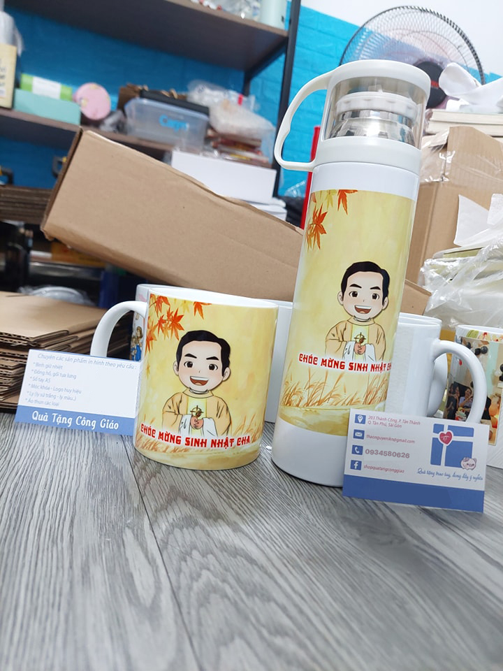 Cốc in Quà tặng Công Giáo quà tặng cho Cha