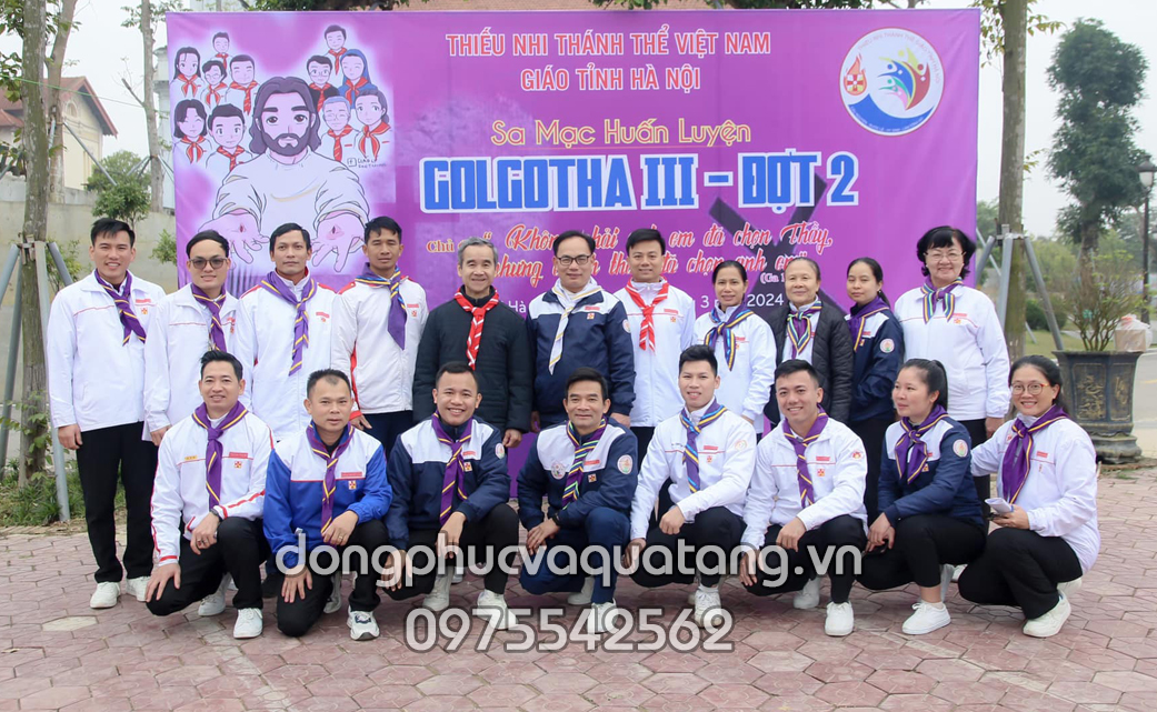 Đồng phục áo khoác gió Thiếu Nhi Thánh Thể Việt Nam