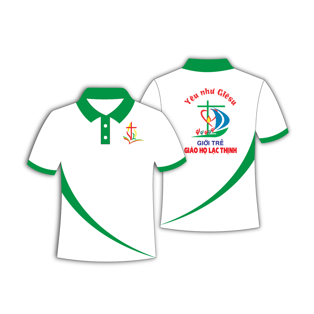 Áo Thun Đồng Phục Giới Trẻ Công Giáo Giáo Họ Lạc Thịnh