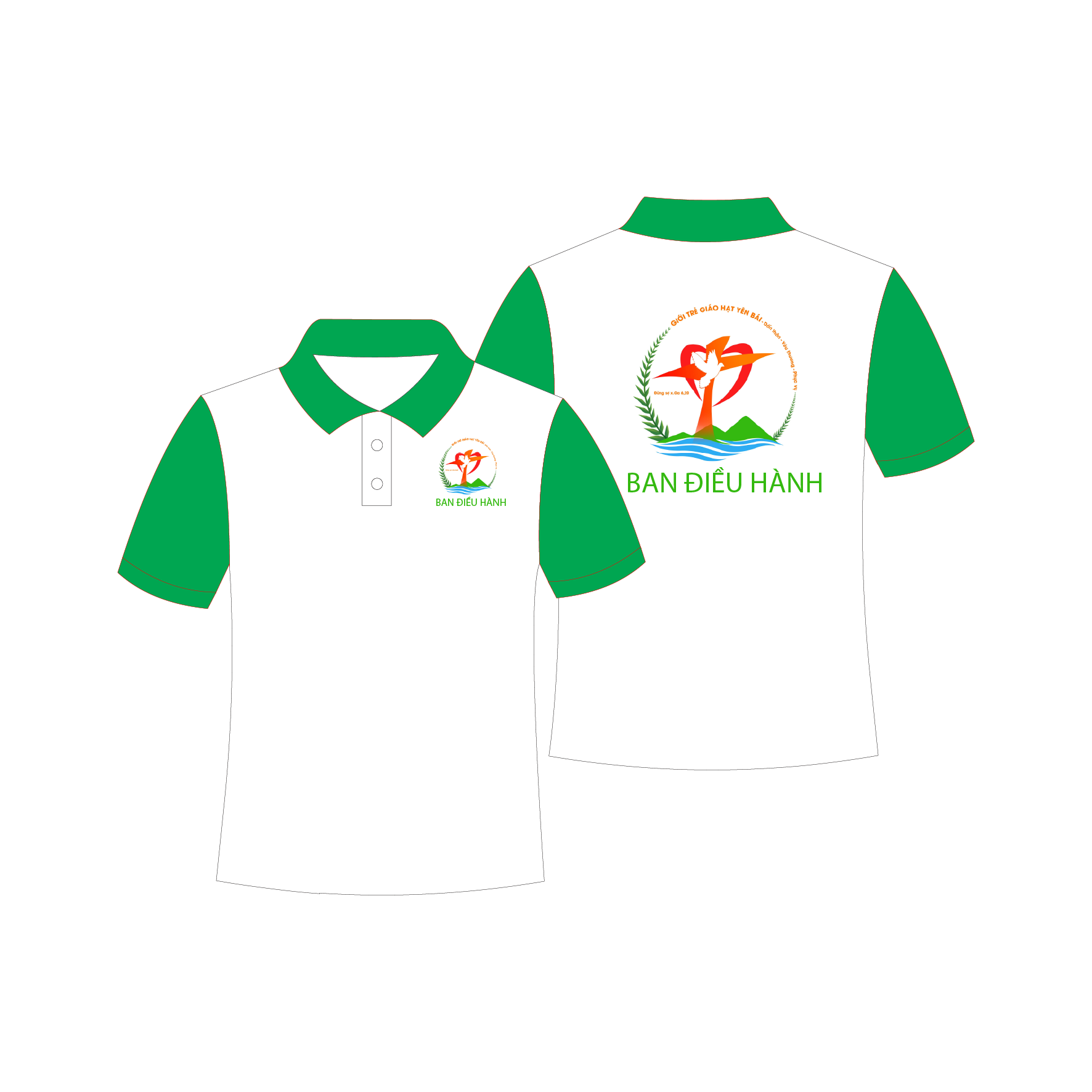 Áo Thun Đồng Phục Công Giáo Giới Trẻ Giáo Hạt Yên Bái