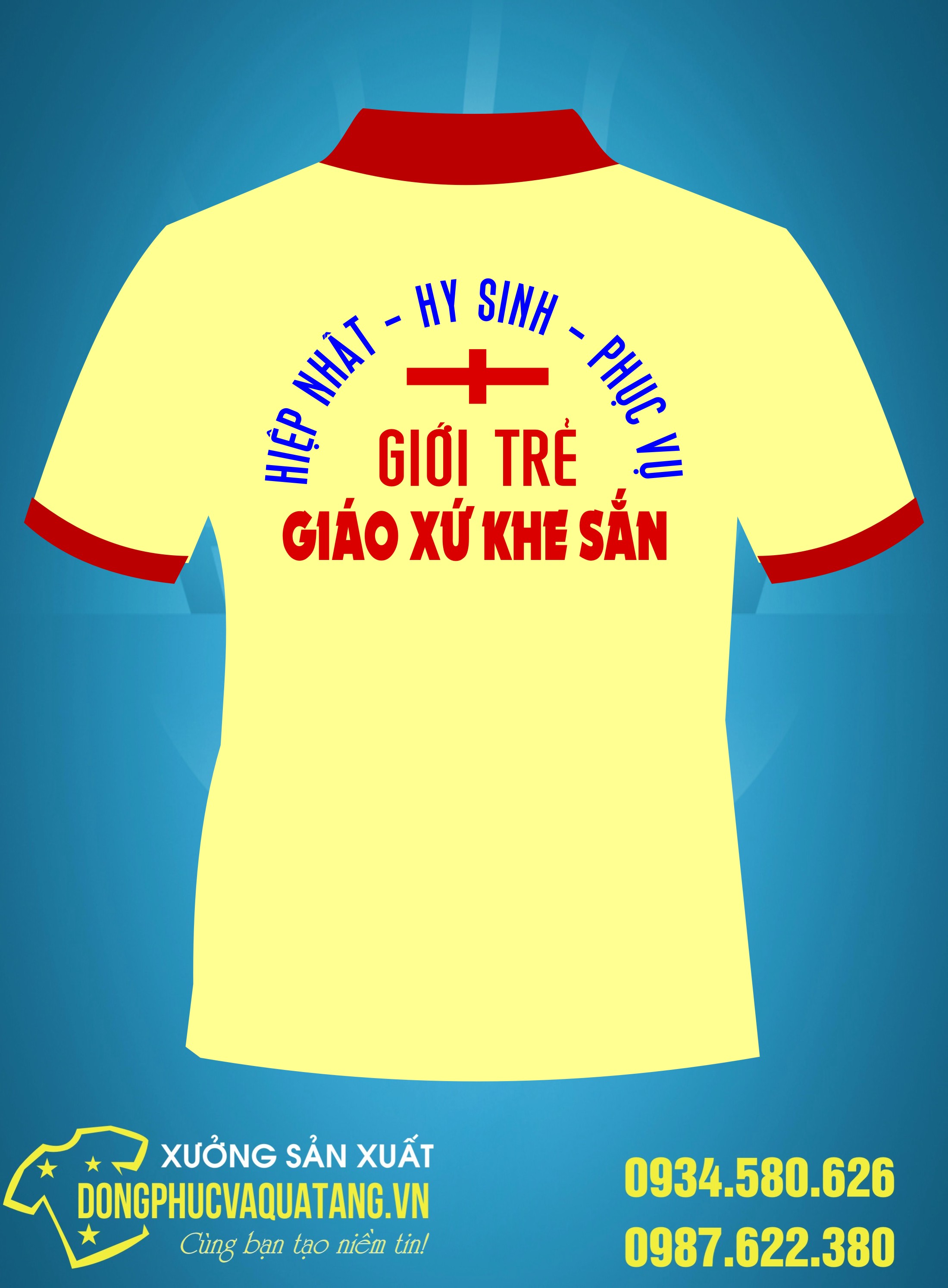 May áo đồng phục công giáo lấy ngay