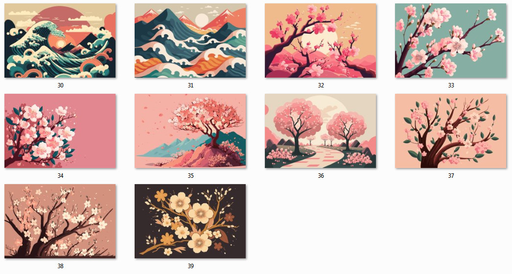 Tranh A4 ảnh ép plastic