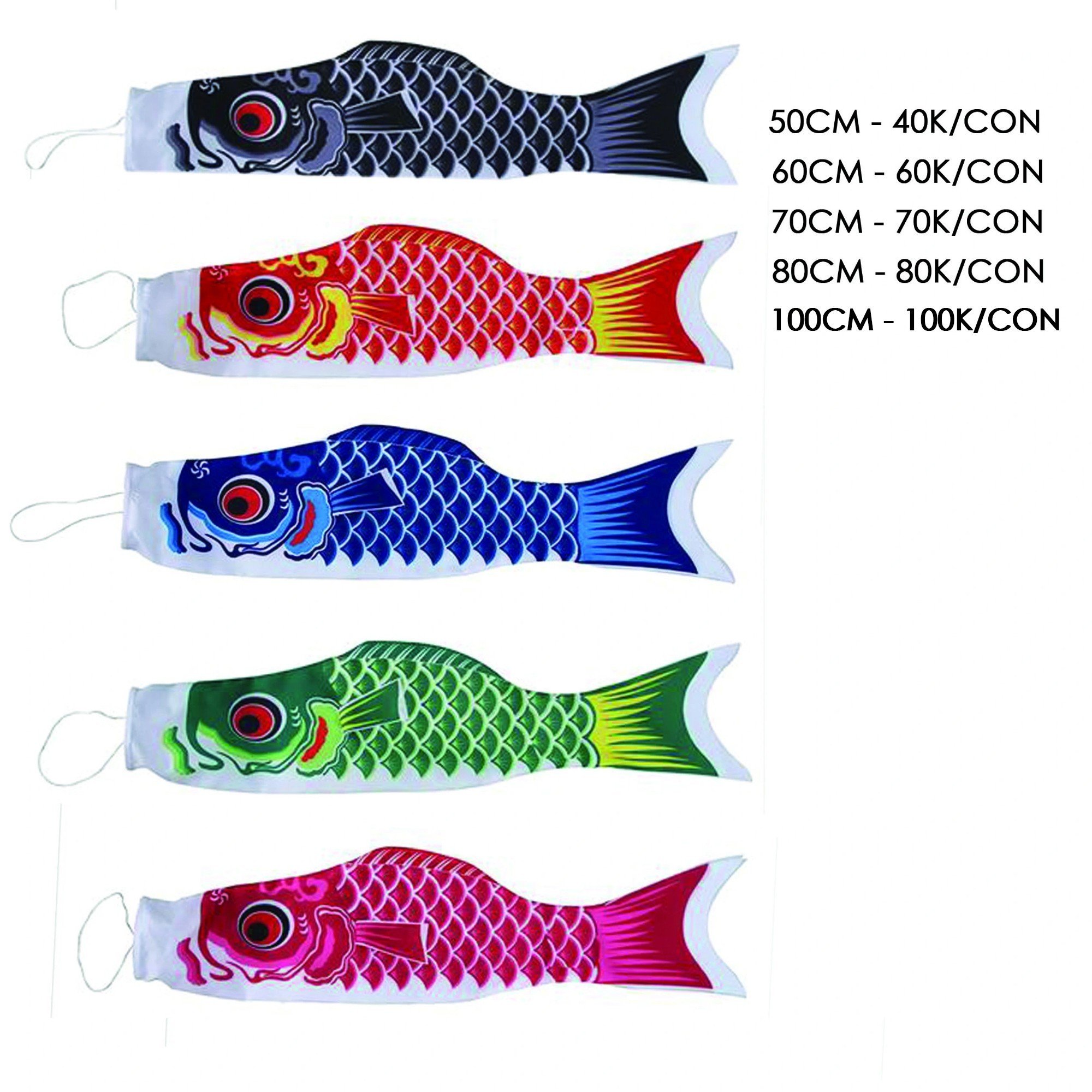 Cờ cá chép koi Nhật 100CM-100K/CON