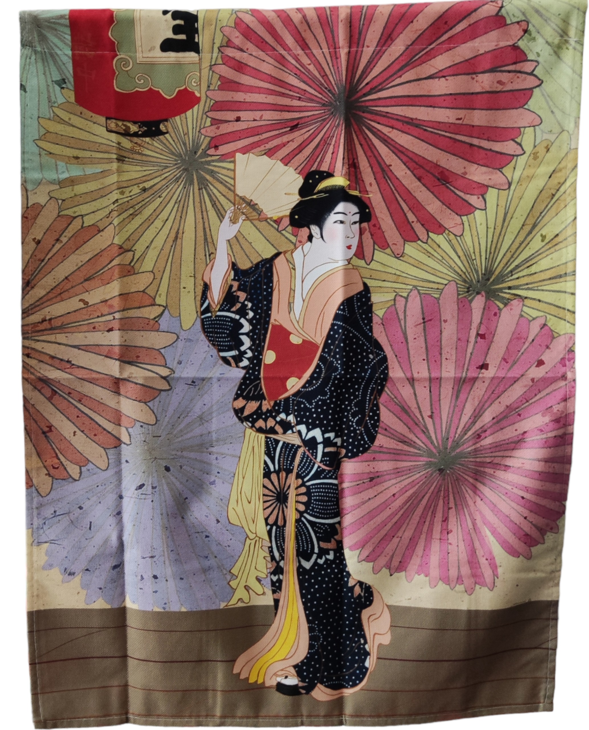 Màn rèm noren Nhật 60x80 1 MẢNH (chưa kèm thanh)