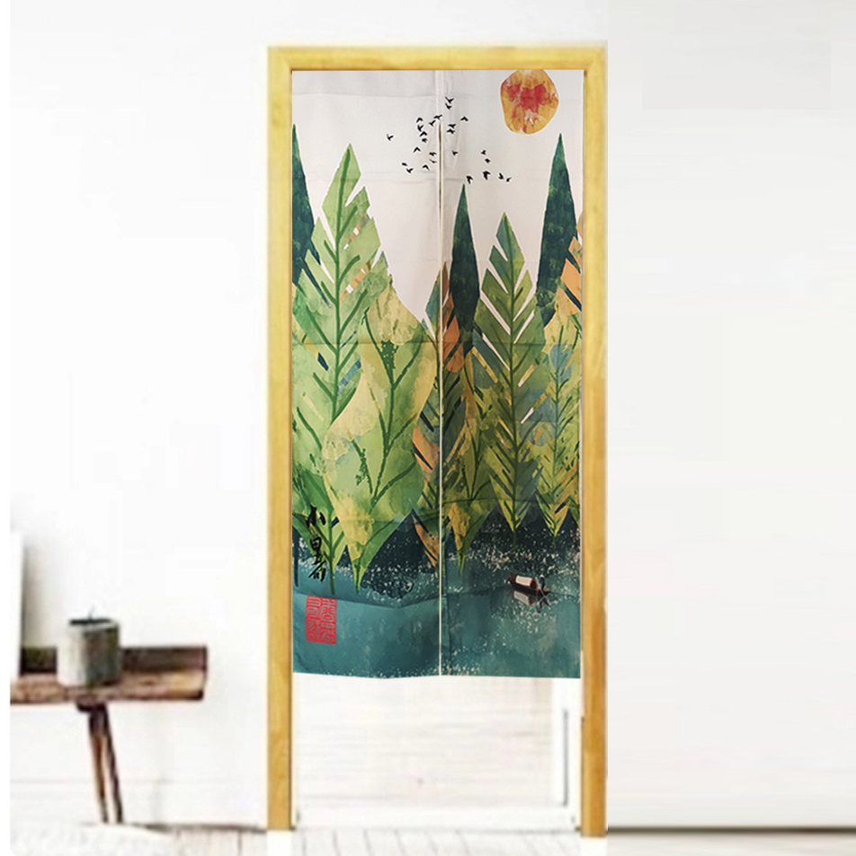 Màn rèm Nhật noren 1m2x2m (chưa gồm thanh )