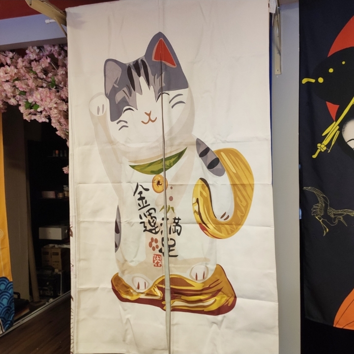 Màn rèm noren Nhật 1m2x2m (chưa kèm thanh)