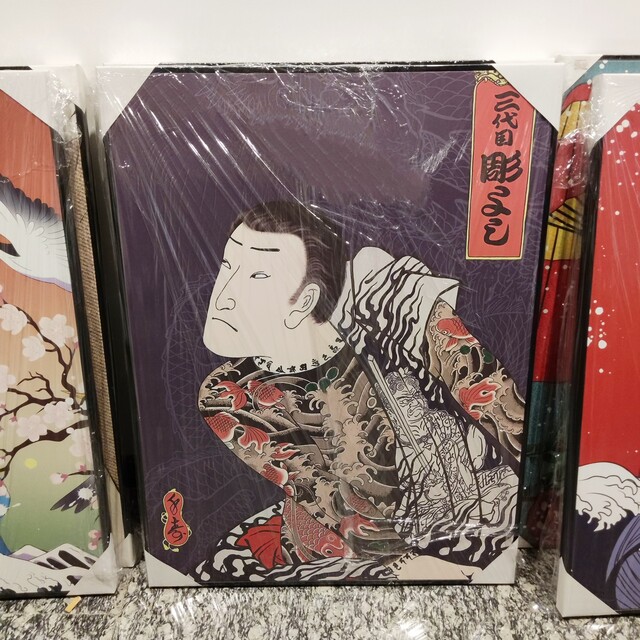 Tranh canvas hoạ tiết Nhật 60x80 ( không ship cod ) ( liên hệ )