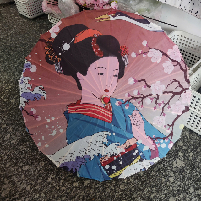 Ô dù vải phong cách Nhật