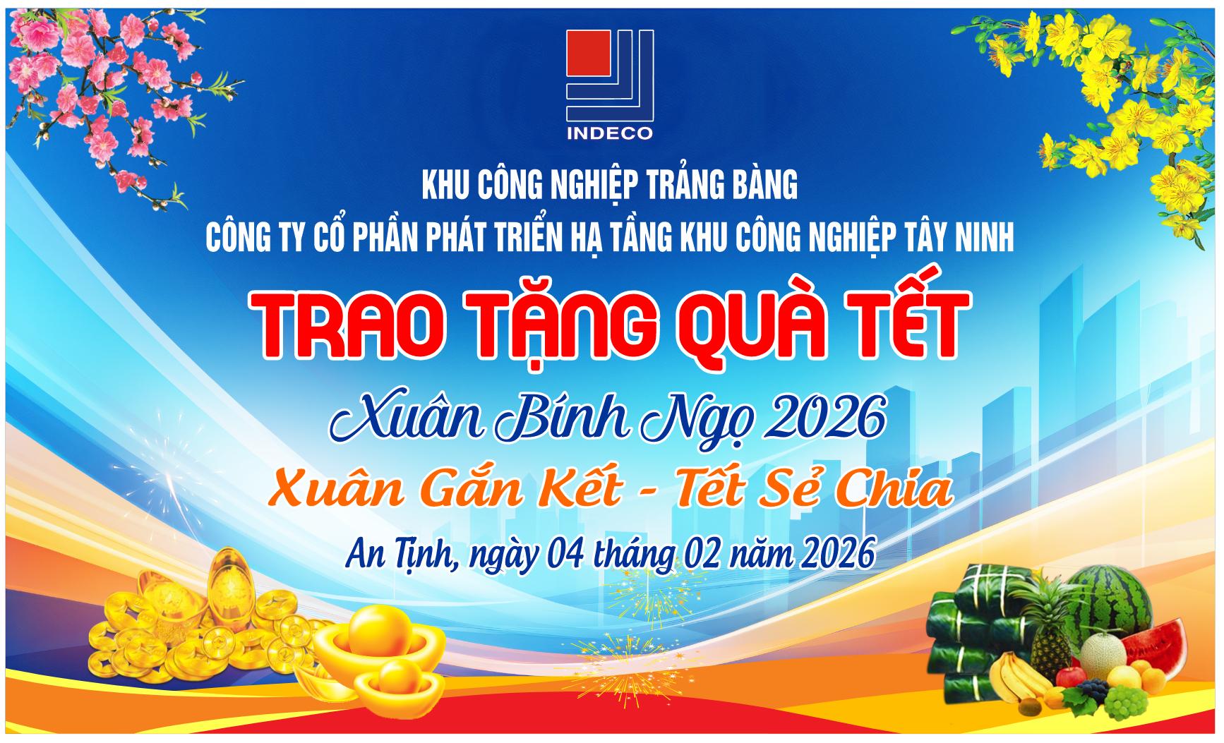 INDECO chung tay mang tết ấm áp đến với người nghèo và hội cựu chiến binh Phường An Tịnh