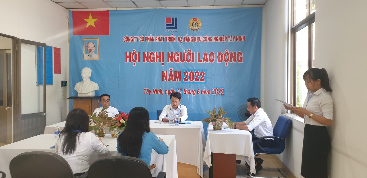 INDECO TỔ CHỨC HỘI NGHỊ NGƯỜI LAO ĐỘNG NĂM 2022