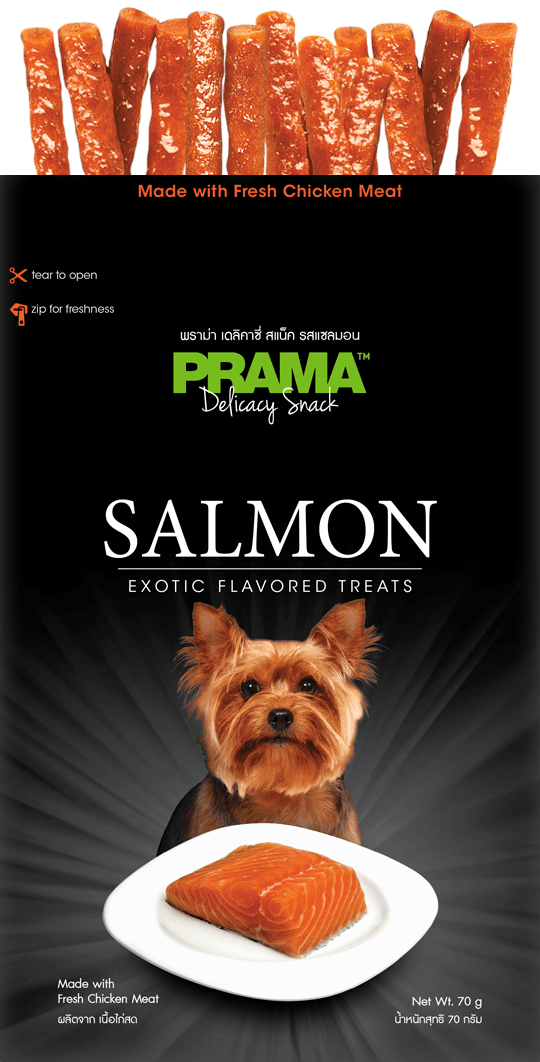 PRAMA Bánh Thưởng Cá Hồi-Salmon 70g