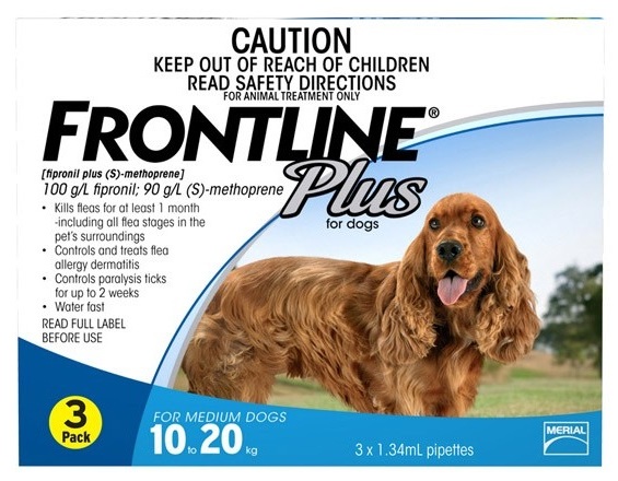 Frontline Plus trị ve rận cho chó từ 10 - 20kg | Anti-Flea & tick for dogs 10-20kg