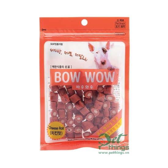 Bow Wow Chicken Cheese roll 120g