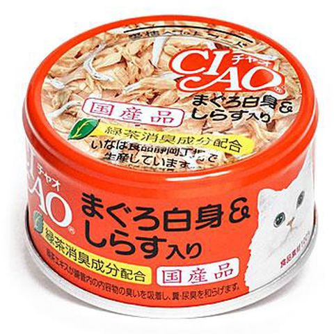 CIAO CáNgừ&CáBào Thạch 85g - Ciao Tuna&DriedBonito in Jelly 85g
