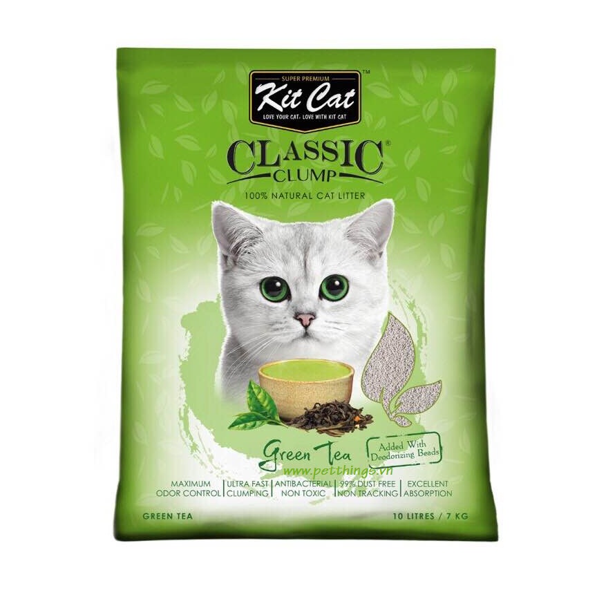 Kit Cat Clumping 10L Greentea