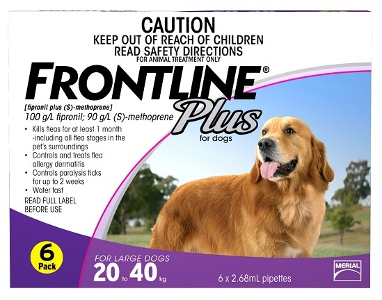Frontline Plus trị ve rận cho chó từ 20 - 40kg | Anti-Flea & tick for dogs 20-40kg