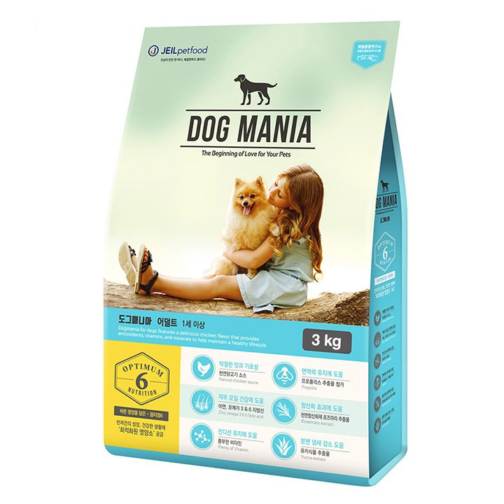 Dog Mania Chó Trưởng Thành 3kg - Adult 3kg