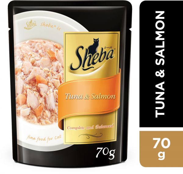 Sheba Pate CáNgừ&CáHồi - Tuna&Salmon 70g