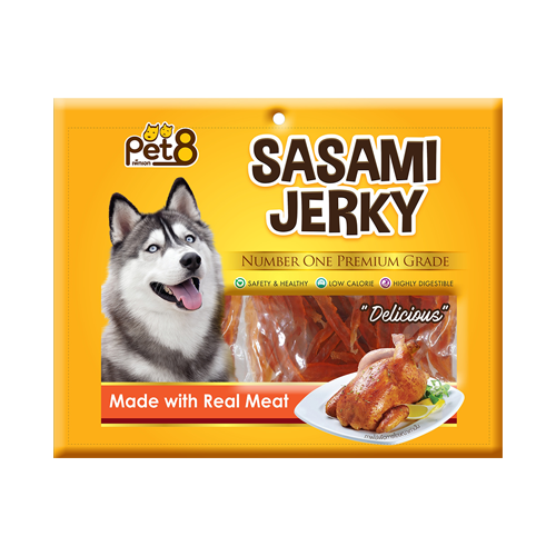 Pet8 Chicken Fillet Slice - JJ401 (180gx2)
