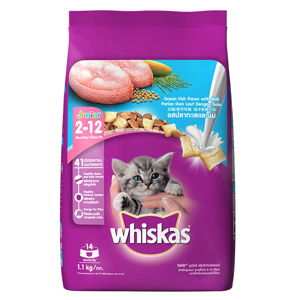 Whiskas Junior Ocean Fish Cá biển 1.1kg