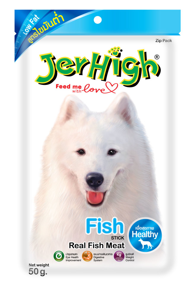 Jerhigh Fish (low fat) 50g / Snack cá