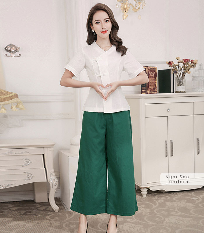 Đồng phục quản lý spa, massage DPSPQL-0001 2 3