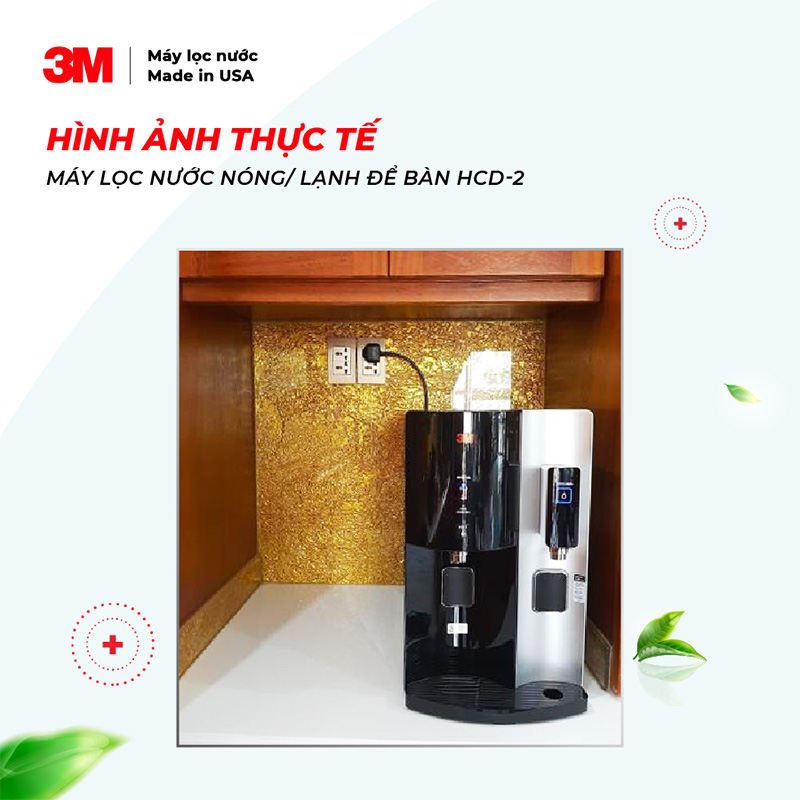 Máy Lọc Nước Uống Nóng Lạnh Để Bàn 3M HCD-2 Cao Cấp