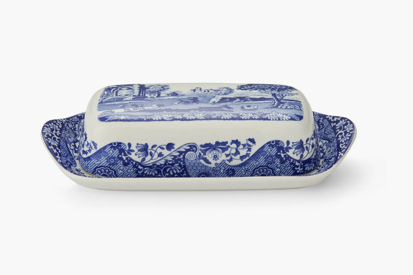 PM SPODE Blue Italian Hũ đựng bơ BLI2850-X