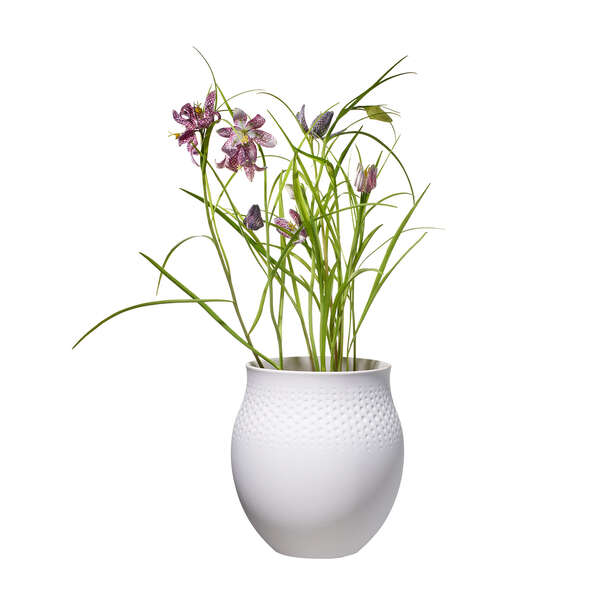 VB Manufacture Bình hoa màu trắng 17cm đến từ thương hiệu Villeroy & Boch sản xuất tại Đức 1016815511
