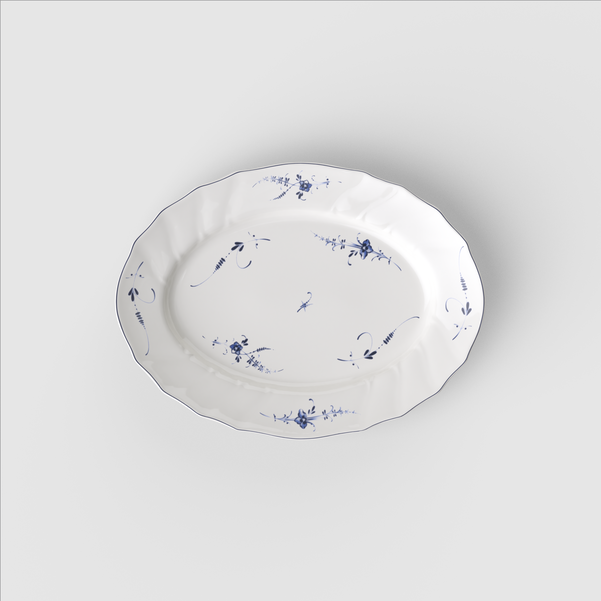 VB Old Luxembourg Đĩa Oval hình bầu dục 36cm 1023412920