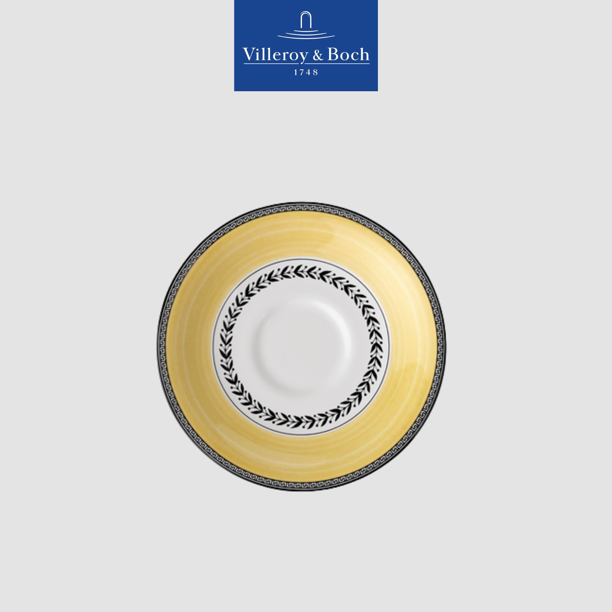 VB Audun Ferme Đĩa lót chén trà 14cm bức tranh làng quê Châu Âu thương hiệu Villeroy & Boch nhập khẩu từ Đức 1010671430