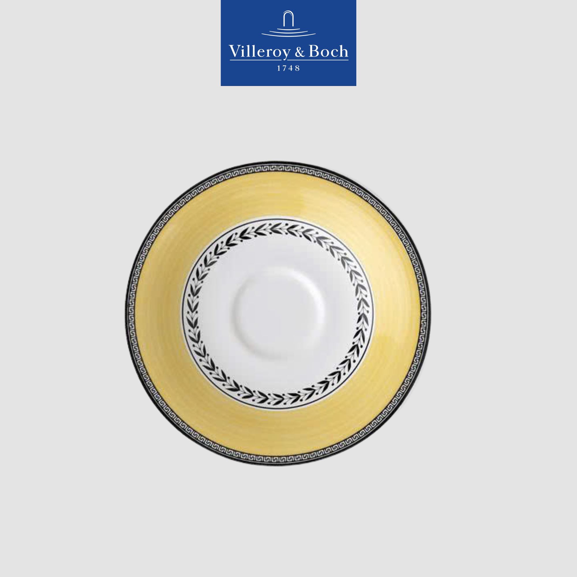 VB Audun Ferme Đĩa lót chén trà 16cm bức tranh làng quê Châu Âu thương hiệu Villeroy & Boch nhập khẩu từ Đức  1010671310
