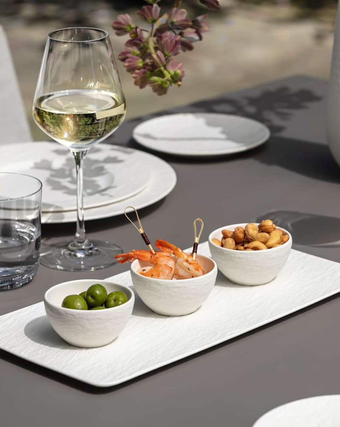 VB Manufacture Rock blanc Set bát chấm 4 chi tiết 1042409023