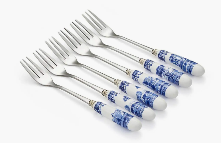 PM SPODE Blue Italian Set 6 dĩa tráng miệng BLI1102-X